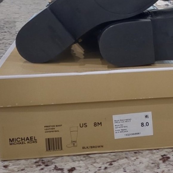 Micheal Kor's Preston Two Tone Leather Boot - Picture 4 of 9